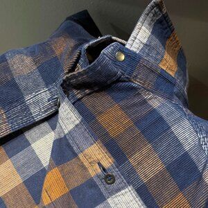 Men's reversible Plaid shirt
